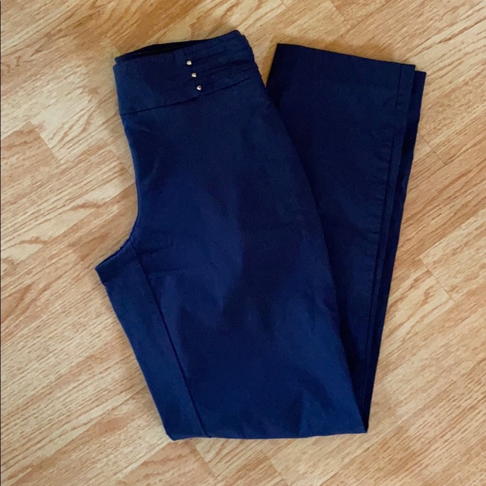 JM Dark blue dress stretch Trousers